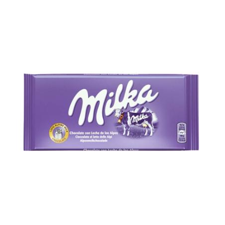 CHOCOLATE MILKA CON LECHE T/90 GR
