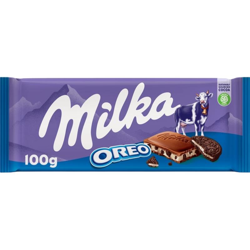 CHOCOLATE MILKA OREO T/100 GR