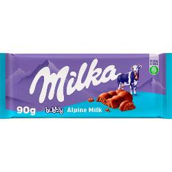 CHOCOLATE MILKA BUBBLY P/90 GR