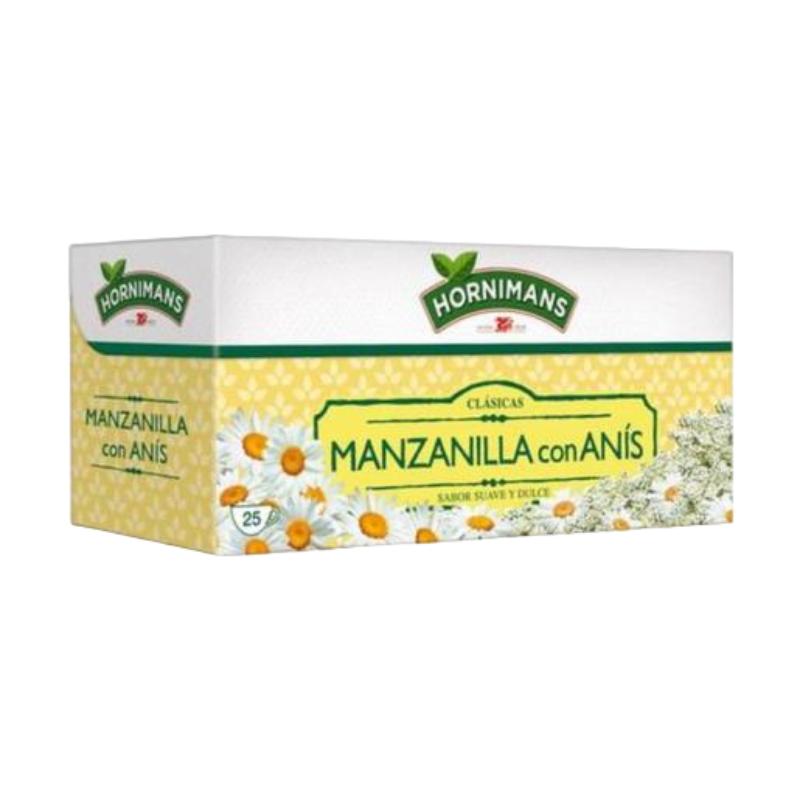 MANZANILLA HORNIMANS CON ANIS EST/25 UD