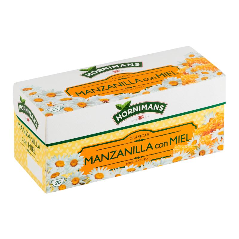 MANZANILLA HORNIMANS CON MIEL EST/25 UD