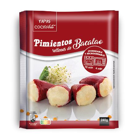 COCINARTE PTO.PIQUILLOS R/BACALAO B/240 GR