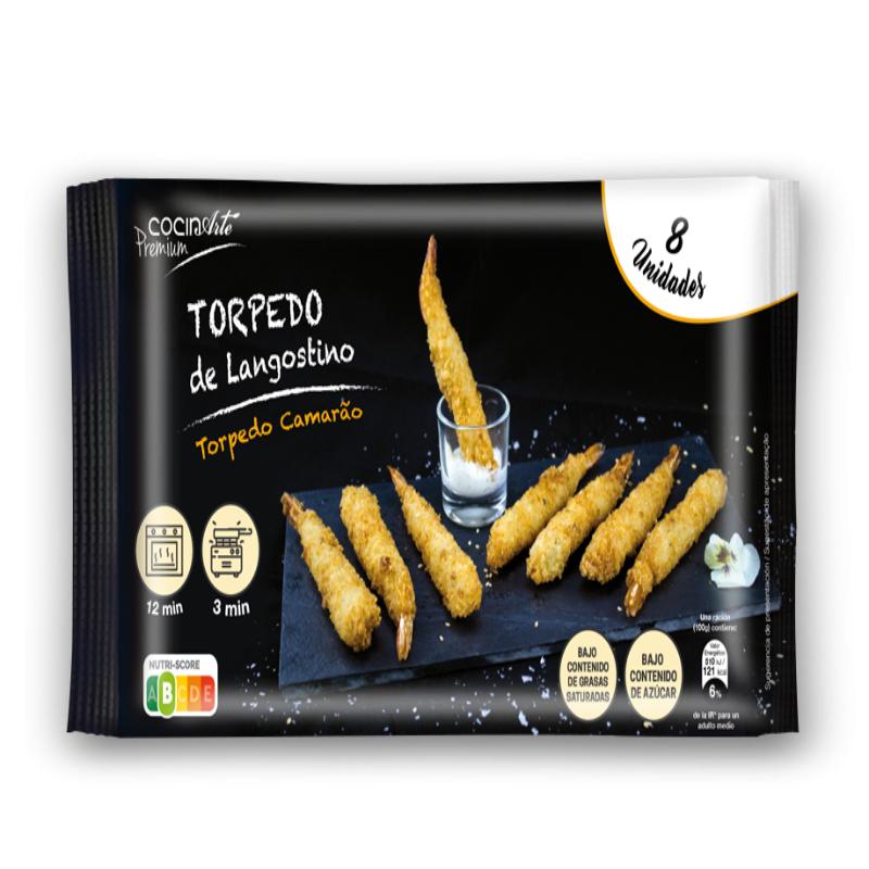 COCINARTE TORPEDO LANGOSTINO ESTUCHE 10 UD