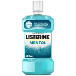 ENJUAGUE BUCAL LISTERINE MENTOL B/500 ML