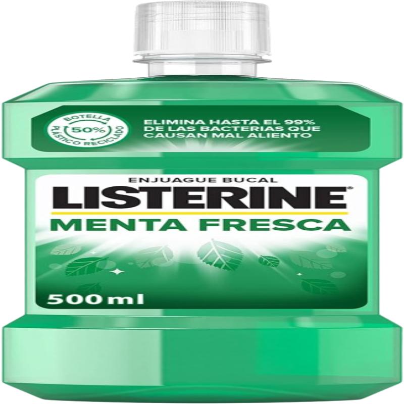 ENJUAGUE BUCAL LISTERINE MENTA FRESCA B/500 ML