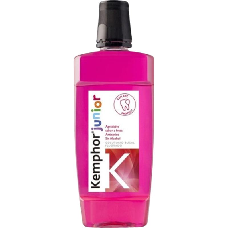 ENJUAGUE BUCAL KEMPHOR JUNIOR S/FRESA B/500 ML