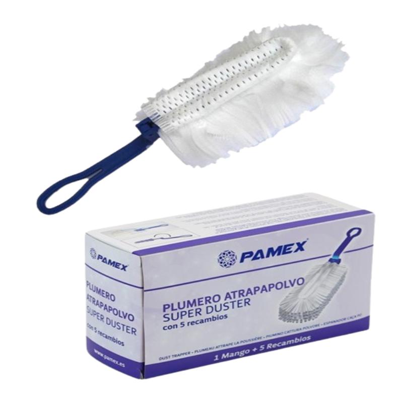 PLUMERO ATRAPAPOLVO PAMEX APARATO+5 RECAMBIOS