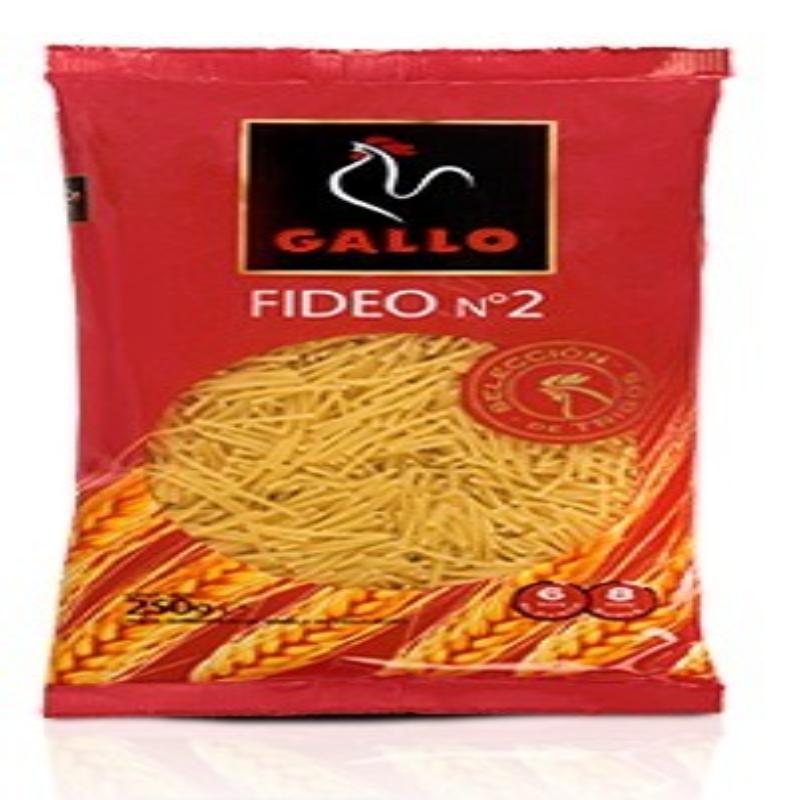 FIDEO GALLO C/2 BOLSA 250 GR