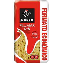 MACARRONES GALLO PLUMA 6 B/ 1KG