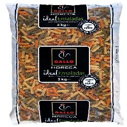HELICES GALLO C/VEGETALES TRICOLOR B/3KG.