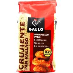 PAN RALLADO CRUJIENTE GALLO B/500 GR