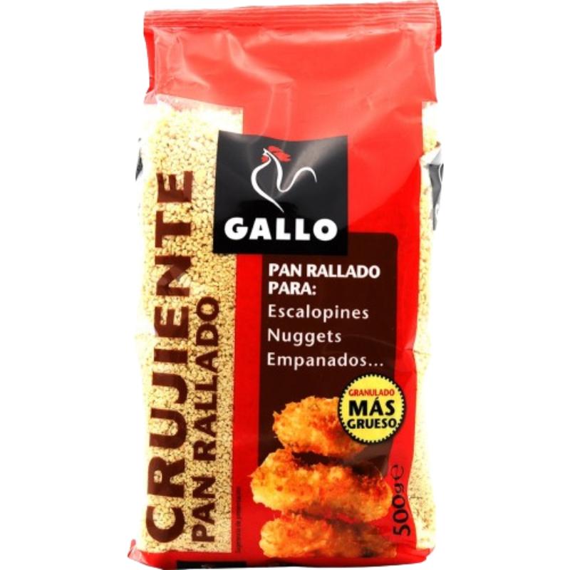 PAN RALLADO CRUJIENTE GALLO B/500 GR