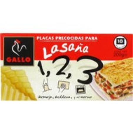 LASAÑA GALLO PLACAS PRECO. PAQ/224 GR