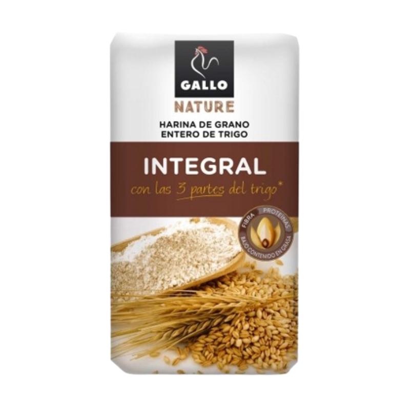 HARINA TRIGO INTEGRAL GALLO P/1 KG