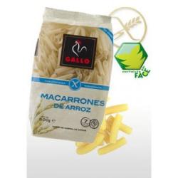 MACARRONES GALLO ARROZ S/GLUTEN B/450 GR