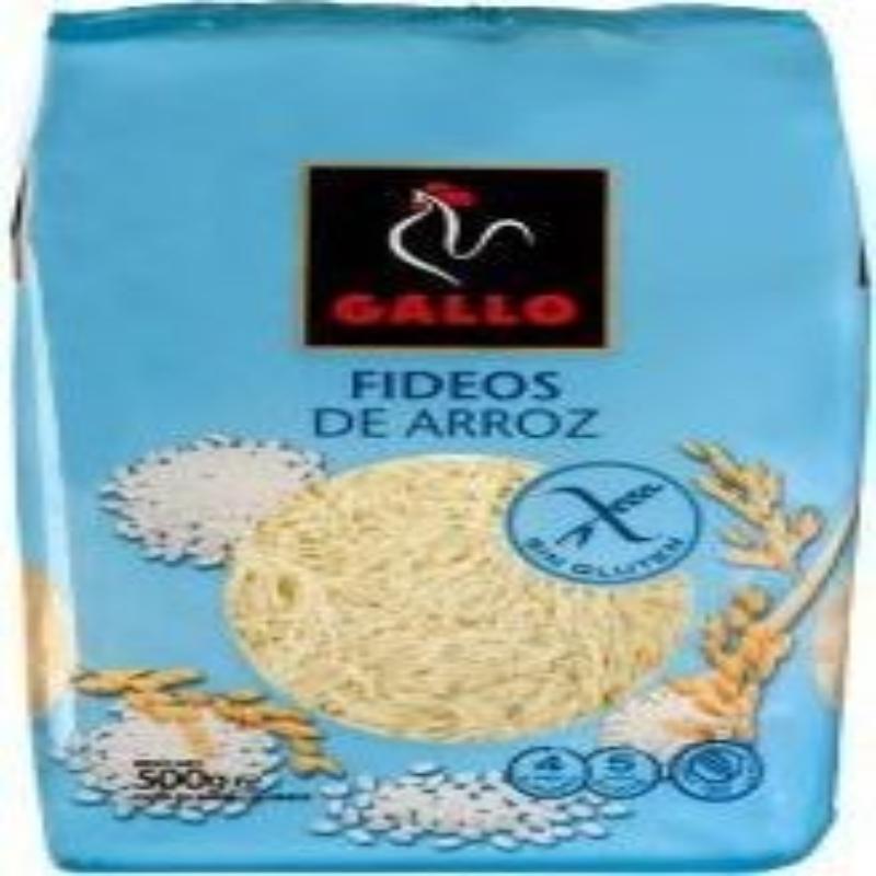 FIDEO GALLO S/GLUTEN-ARROZ B/450 GR