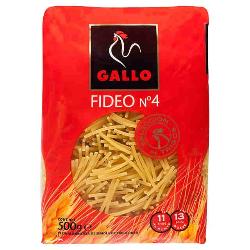 FIDEO GALLO C/4 BOLSA/450 GR