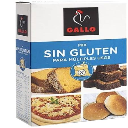 HARINA S/GLUTEN GALLO PAQUETE 500 GR