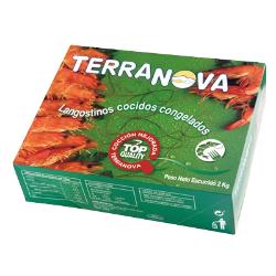LANGOSTINO COCIDO 25/35 OJO TERRANOVA ESTUCHE 2 KG