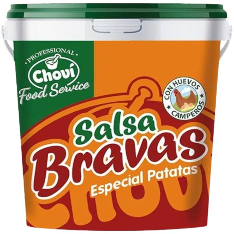 SALSA BRAVA CHOVI E/ PATATAS CUBO 1 KG (OJO)