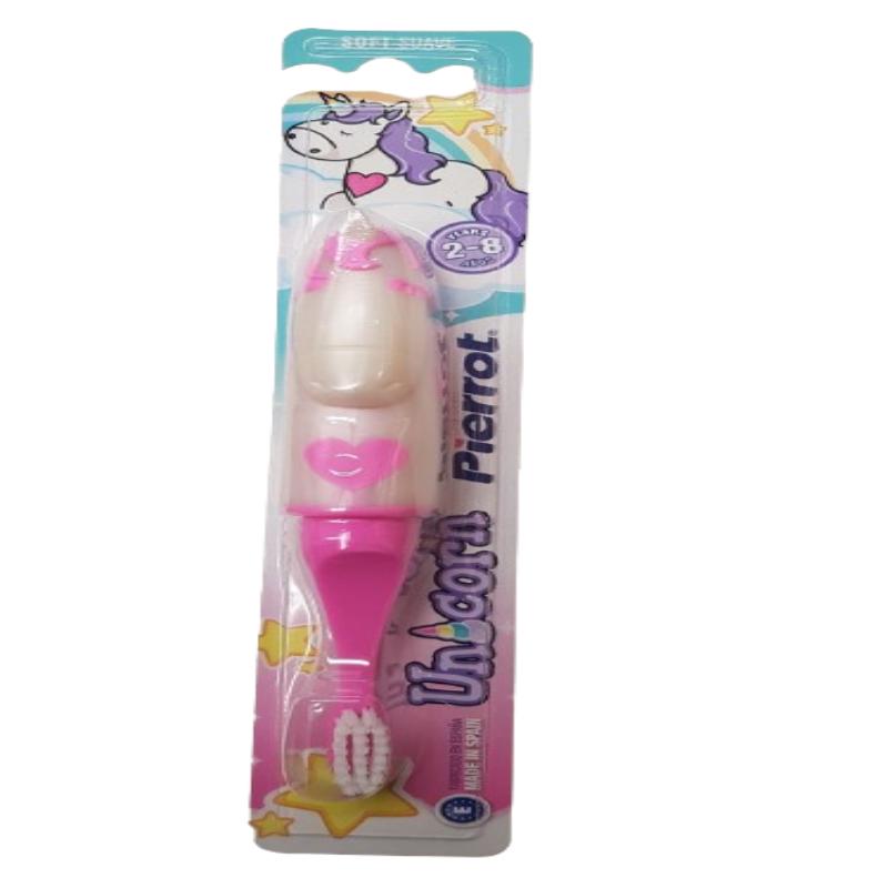 CEPILLO DENTAL PIERROT UNICORN 2-8 AÑOS SUAVE UD