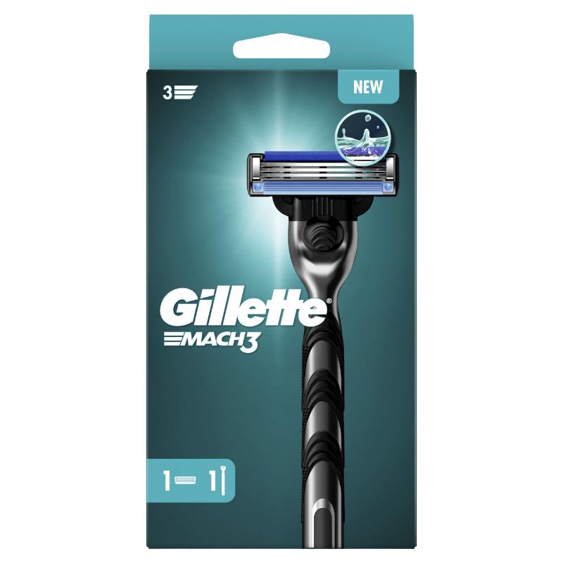 MAQUINILLA AFEITAR GILLETTE MACH-3 P/1 UNIDAD