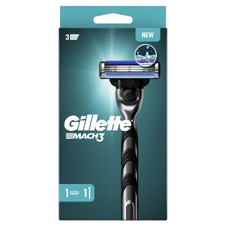 MAQUINILLA AFEITAR GILLETTE MACH-3 P/1 UNIDAD