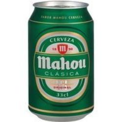 CERVEZA MAHOU CLASICA LATA 33 CL ( VERDE )