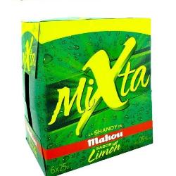 CERVEZA MAHOU MIXTA/LIMON B/25 CL PACK-6