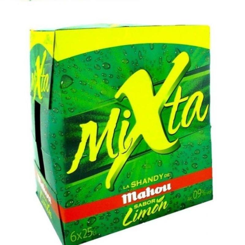 CERVEZA MAHOU MIXTA/LIMON B/25 CL PACK-6