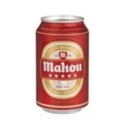 CERVEZA MAHOU 5***** LATA 33 CL ( ROJA )