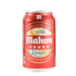 CERVEZA MAHOU RADLER-LIMON 5**** LATA/33.CL.