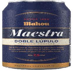 CERVEZA MAHOU MAESTRA-7.5% LATA 33.CL.