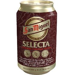 CERVEZA SAN MIGUEL SELECTA-6.2%LATA-33.CL