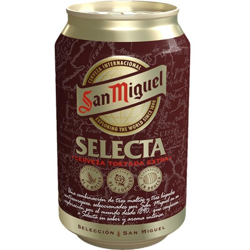 CERVEZA SAN MIGUEL SELECTA-6.2%LATA-33.CL
