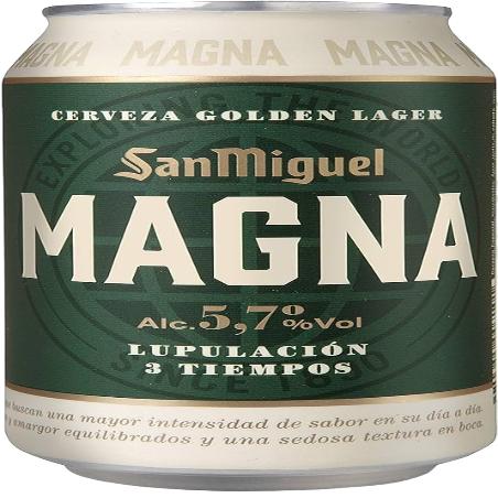 CERVEZA SAN MIGUEL MAGNA 5.7% LATA-33.CL