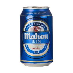 CERVEZA MAHOU S/ALCOHOL LATA/33 CL