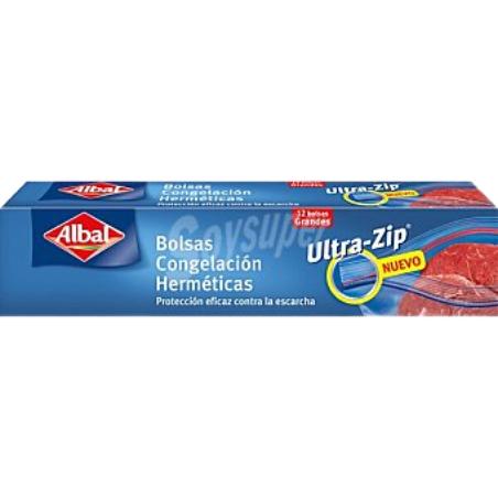 BOLSA CONGELACION ALBAL ZIPLOC MEDIANA P/20 UD