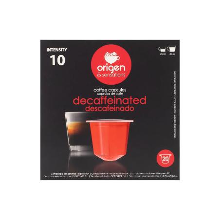 DESCAFEINADO ORIGEN COMPAT NESPRESSO P/20 UD