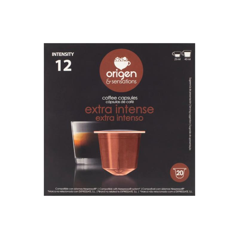 CAFE ORIGEN EXTRA INTENSO COMPAT NESPRESSO P/20 UD