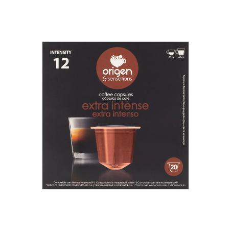 CAFE ORIGEN EXTRA INTENSO COMPAT NESPRESSO P/20 UD