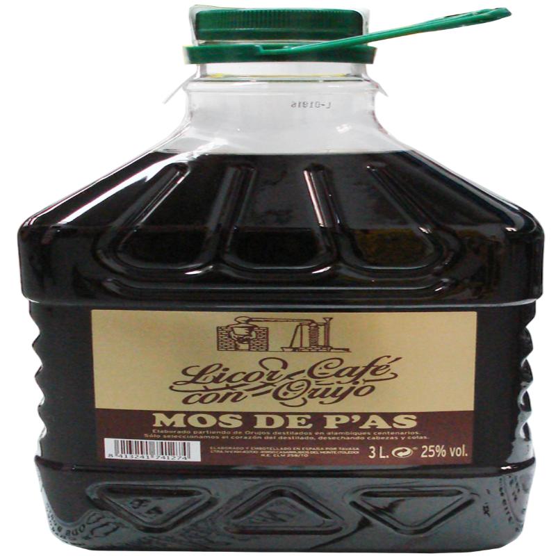 LICOR CAFE MOS DE PAS 25º  GARRAFA 3 LITROS