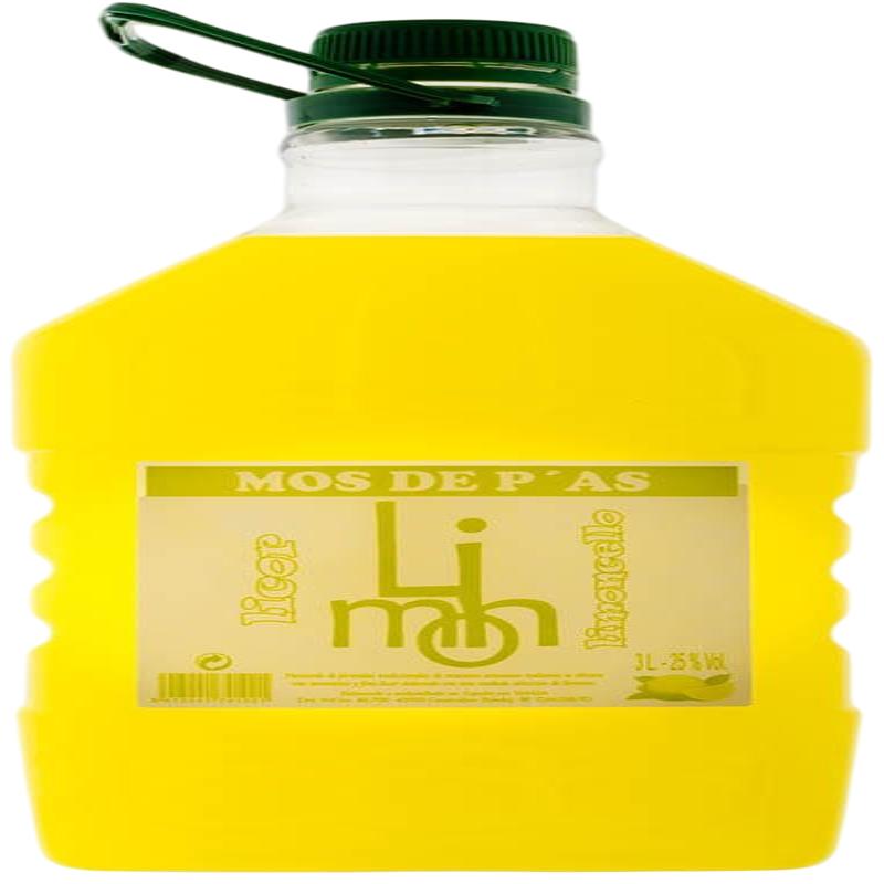 LICOR LIMON MOS DE PAS 25º  GARRAFA 3 LITROS