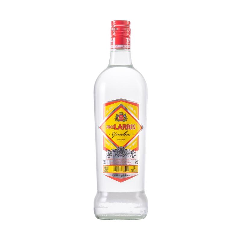 GINEBRA LARRIS ESPIRITUOSO 27,5º  BOTELLA 1 LITRO