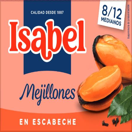 MEJILLON  ESCABECHE GALLEGOS ISABEL PACK-3 X 43 GR