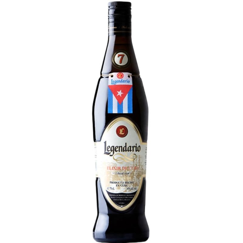 RON LEGENDARIO  ELIXIR CUBA BOTELLA 70 CL