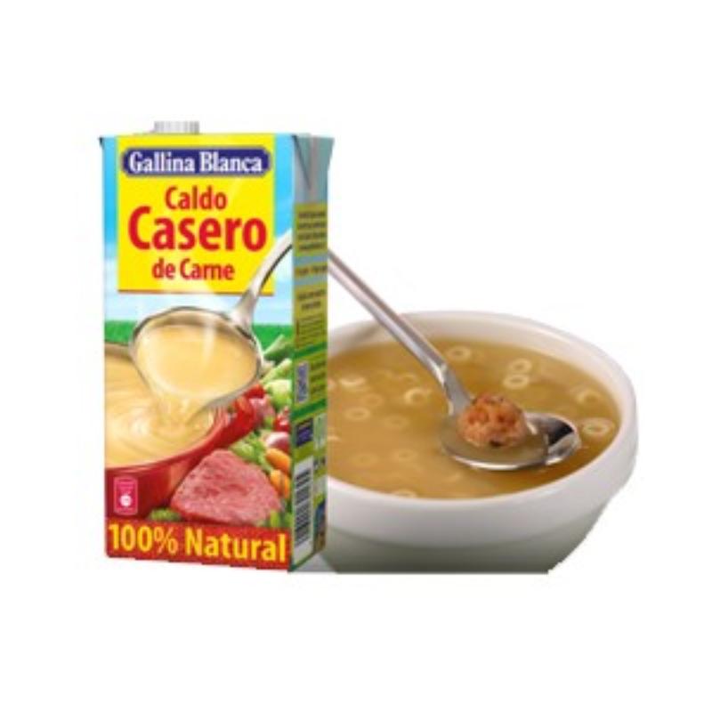 CALDO CARNE LIQUIDO CASERO G.B.BRICK-1.L.