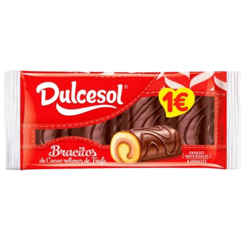 DULCESOL BRACITOS DE TRUFA 4 UD P/105 GR 1€