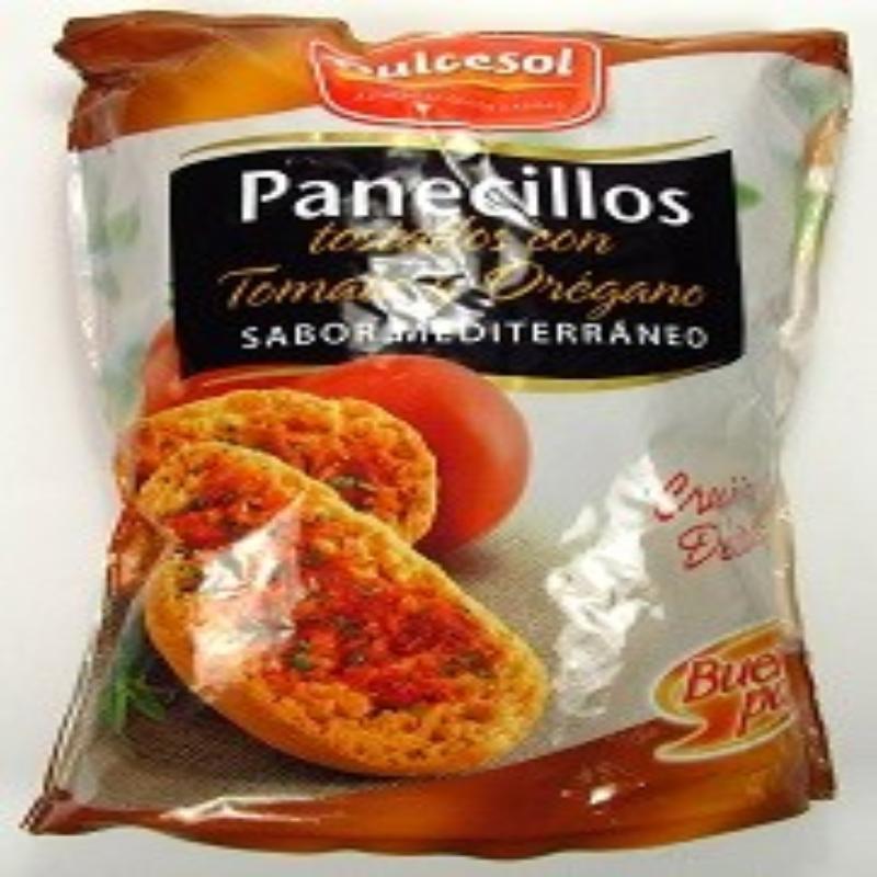 PAN DULCESOL PANECILLOS TOMATE Y OREGANO B/160 GR