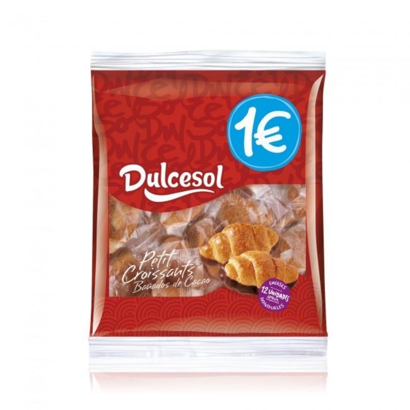 DULCESOL CROISSANTS MINI CACAO B/120 GR 1€